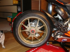 Ducati 1199 Superleggera V4 Speciale originale Magnesium 6 Zoll F