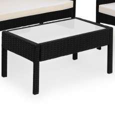 88991010 Alu Rattan Patio Simple schwarz