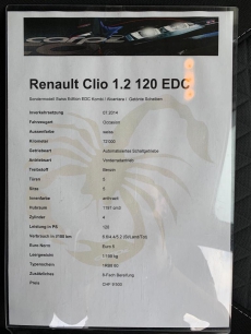 Renault Clio Kombi 1.2 120 EDC Swiss Edition 72000km 2014 