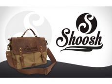 Shoosh® 100%Canvas Leder A4-Hand- und Laptoptasche,Aktentasche 