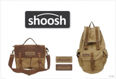 Shoosh® 100%Canvas Leder A4-Hand- und Laptoptasche,Aktentasche 
