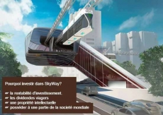 Investition in das SkyWay-Transportsystem.