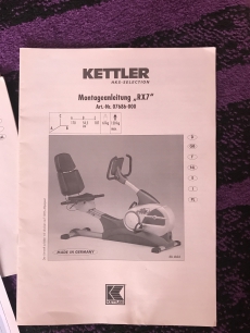Kettler RX7 Liegeergometer Top Zustand