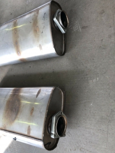 Mercedes G Klasse Auspuff G500 G63 AMG Sidepipes