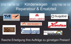 Teutonia und phil & Teds Kinderwagen Reparatur. ab CHF 40