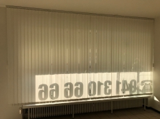 Vertikallamellen für Lamellenvorhang