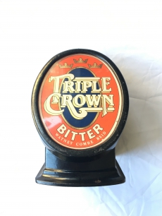 Zapfhahnschild - Triple Crown Bitter