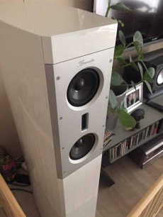 Burmester B50 High End Lautsprecher - Carrera Weiß