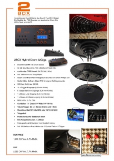 2Box drumIt Five MKII 32Giga - E-Drum-Hybrid-Kit 