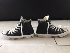 Original Converse Leder schwarz Günstig