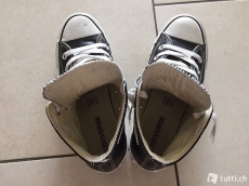 Original Converse Leder schwarz Günstig