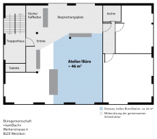 Grosses, helles Büro/Atelier in Wetzikon zu vermieten