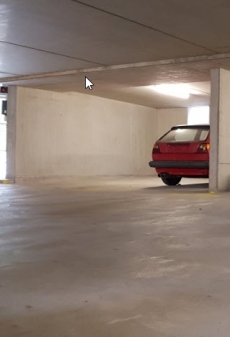 Parkplatz in der Tiefgarage