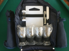 Picknickrucksack, 29-tlg., für 4 Personen, mit Kühltaschen, NEU 