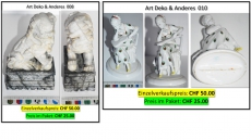 Porzellan und Keramik Figuren