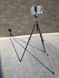 TX5-Laserscanner von Trimble (Faro) mit Gitzo-Stativ