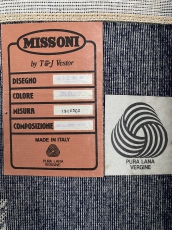 Teppich T & J Vestor A Missoni carpet, 1980 - 1989 