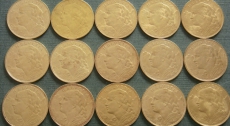 15x Gold Vreneli