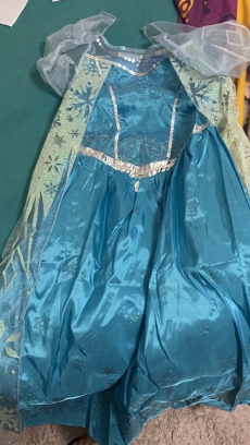 Schönes Anna und Elsa Kleid für 7-8 Jährige