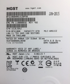 HGST Ultrastar 6.0TB Festplatten