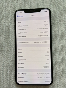 Apple iPhone 11 Pro Max - 64 GB - Space Grey 