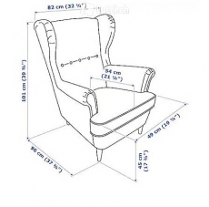 Sessel dunkelblau