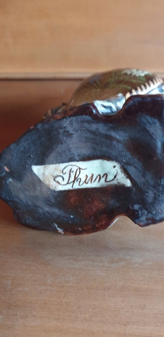 Sammlerstück, Uhu aus Thuner-Keramik