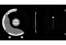 Lautsprecher Autoradio Car Hifi 2 Weg 17 cm