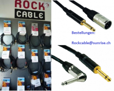 Symmetrisches Kabel mit 1 x XLR male auf 1 x Plug 6,35 mm stereo