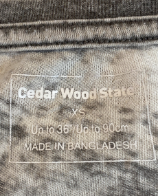 NEUES Cedar Wood State Herren T-Shirt in der Grösse XS