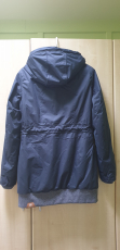 Neuer warmer Parka (Ragwear) blau mit Kapuze Grösse S