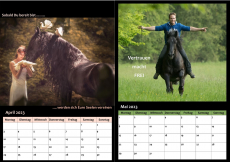 Monats Wandkalender 23 - Filmtiermotive von You get what YOU give