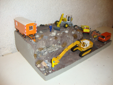 Diorama Baustelle