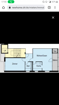 2,5 Zimmerwohnung in Bazenheid