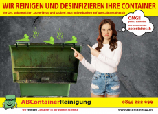 ContainerReinigung Schaffhausen reinigt sämtlichte Container