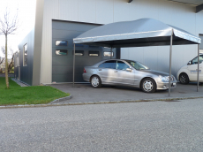 Cupol Carport, Autounterstand in 10 Normgrössen 3x3 bis 6x6m