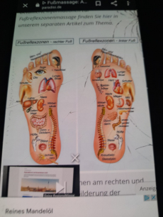 Entspannungsmassage und Fusspflege 