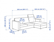 Schwarzes Echtledersofa