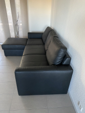 Schlafsofa Echtleder