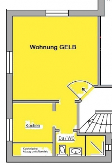 1.5 Zimmer-Apartment, Zentrum St. Gallen