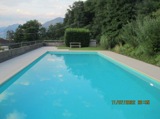 Ferienwohnung mit Pool am Luganersee 