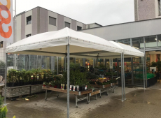 Rundbogen Pavillon - Grossformat 12x4m