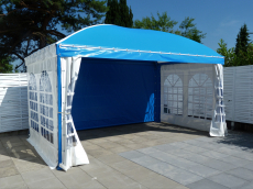 Rundbogen Ganzjahres-Pavillon 4x4m