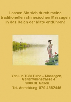 Das ideale Geschenk! Der Tuina Massage-Gutschein!