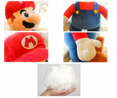 Super Mario Mario Plüsch Plüschtier XXL 100cm 1m Geschenk Spiel