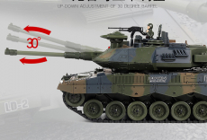 Ferngesteuerter Leopard Panzer Tank RC Airsoft Softair BB Kugeln