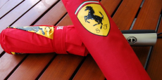 Ferrari Fan Schirm Regenschirm Fanshop Outdoor Automatik