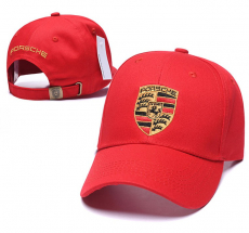 Porsche Fan Cap Mütze Kappe Wappen Schwarz Rot Beige Weiss