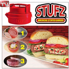 Stufz Hamburger Burger Batty Presse bekannt aus TV BBQ Hit USA