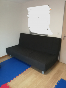 Bedding Schlafsofa 200x140 - neuwertig - zu verschenken